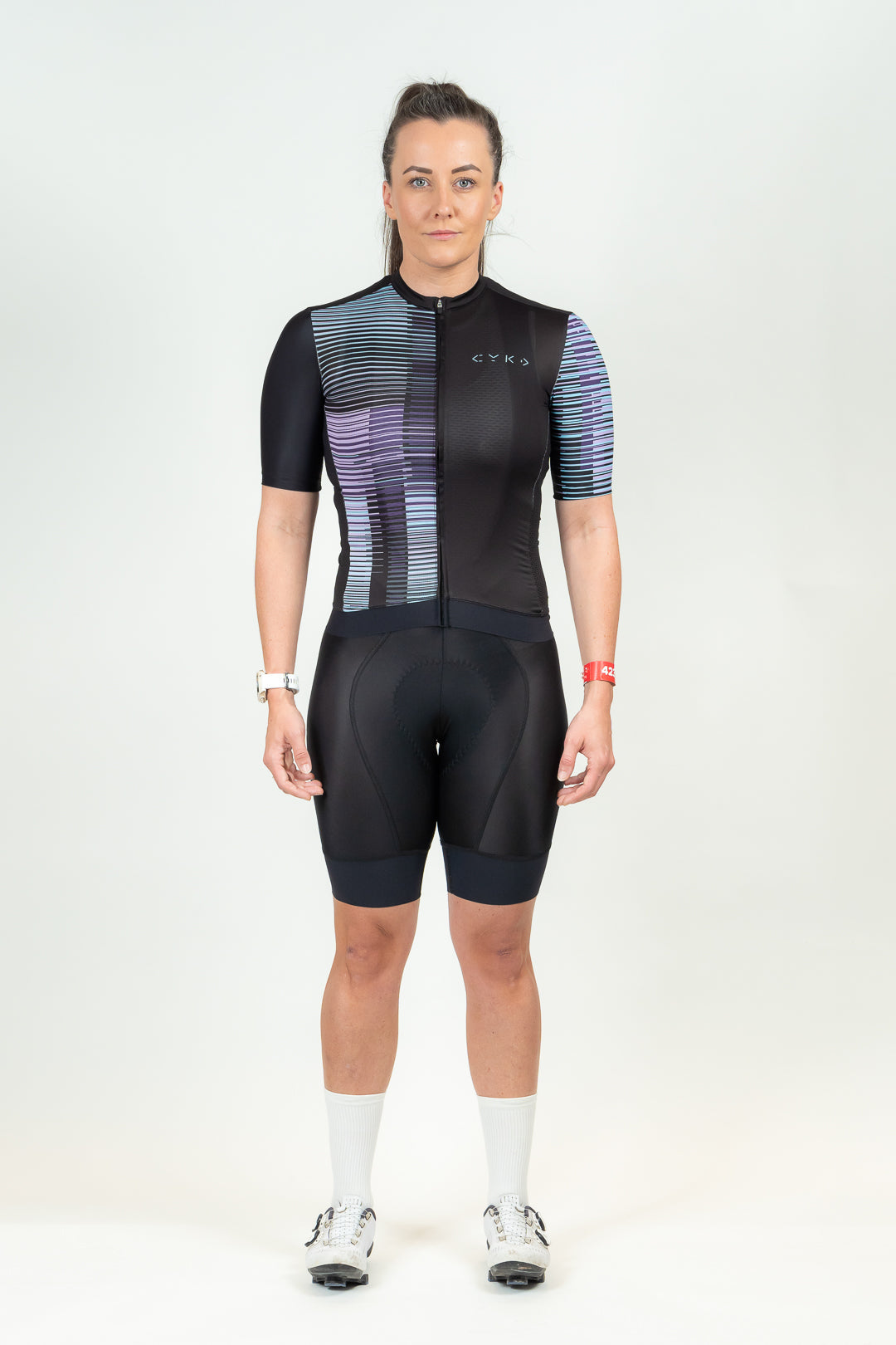 Women's Linear Jersey — Black