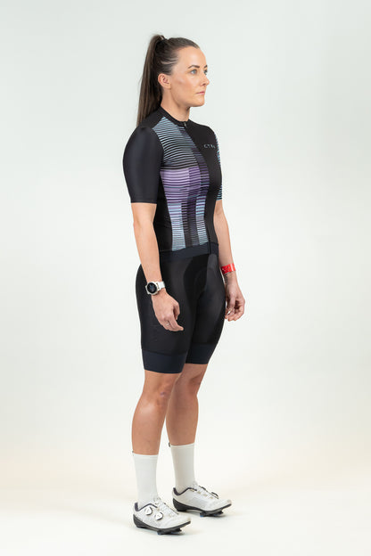 Women's Linear Jersey — Black