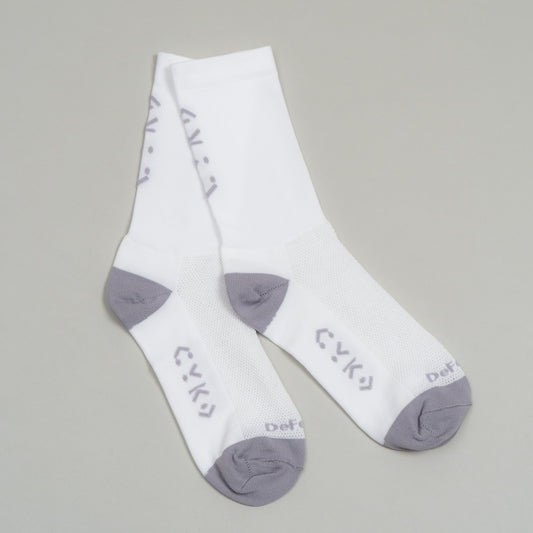 Logo Sock - White