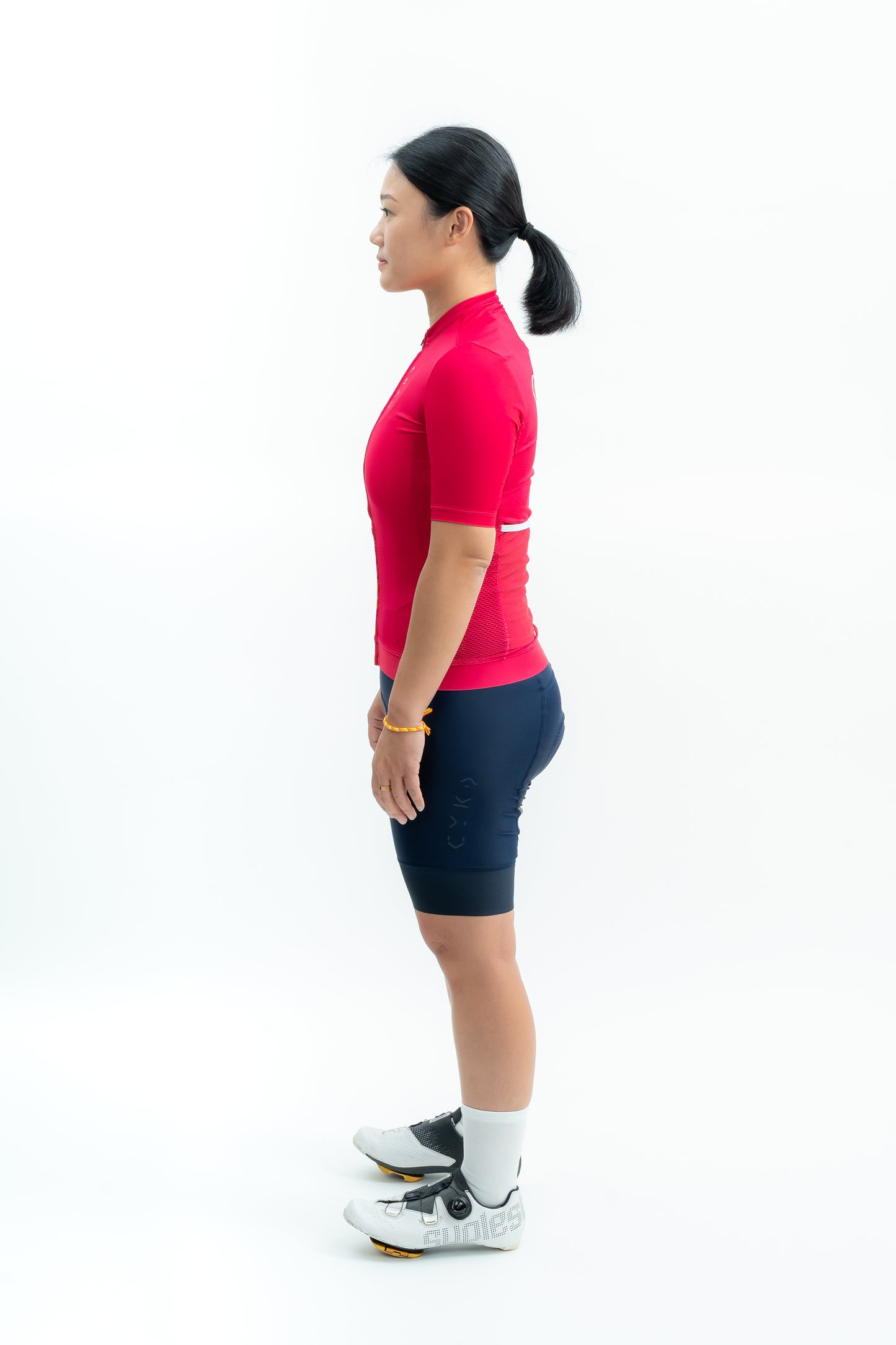 Women's Solid Jersey — Rhodamine Red