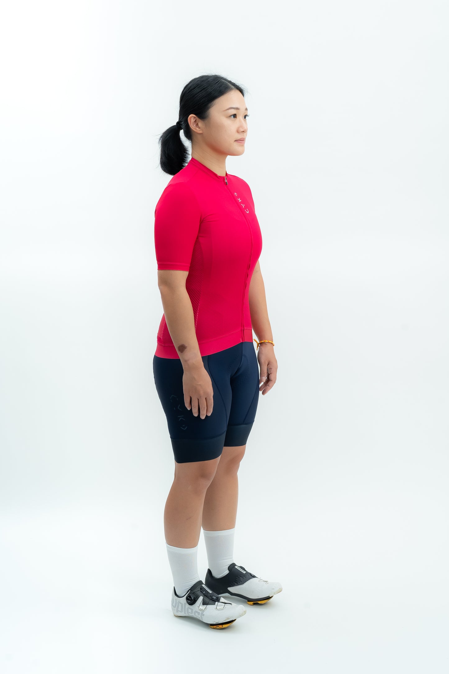 Women's Solid Jersey — Rhodamine Red