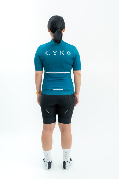 Women's Solid Jersey — Teal