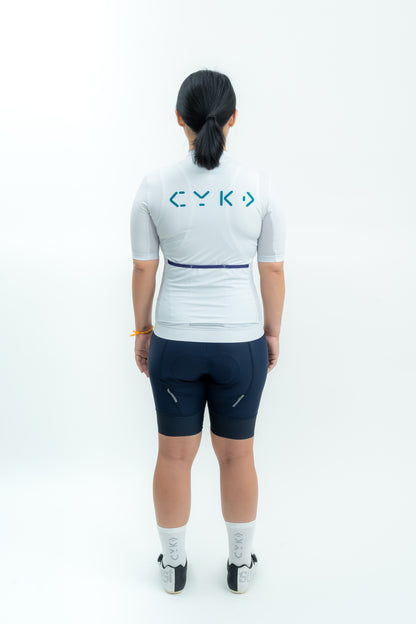 Women's Solid Jersey — White