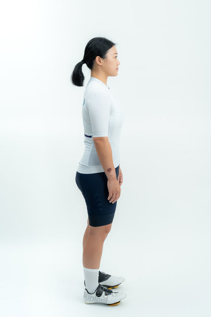 Women's Solid Jersey — White