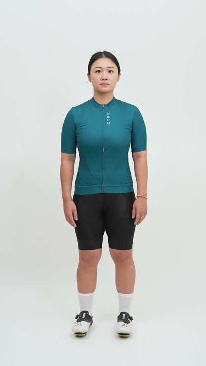 Women's Solid Jersey — Teal